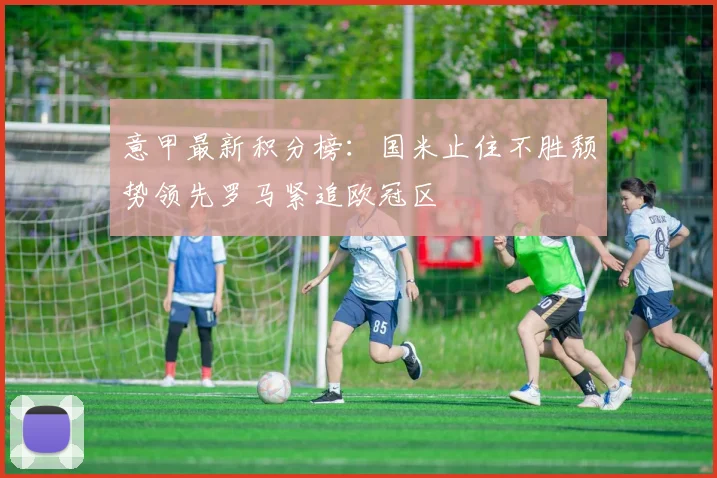 意甲最新积分榜：国米止住不胜颓势领先罗马紧追欧冠区